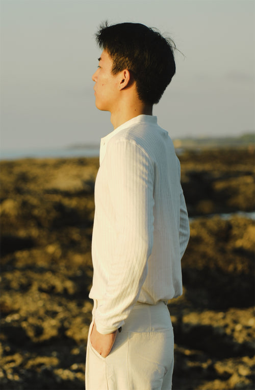 MORII亨利領長袖